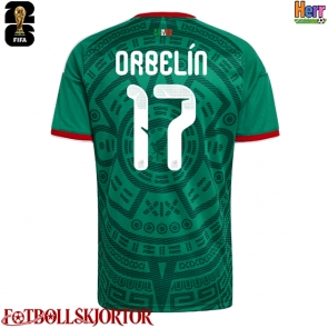 Mexiko Orbelin Pineda #17 Hemmatröja VM 2026 Kortärmad